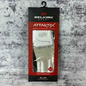 New Selkirk Sport Attaktix Women's Pickleball Glove Left Hand White Sand 1 Glove